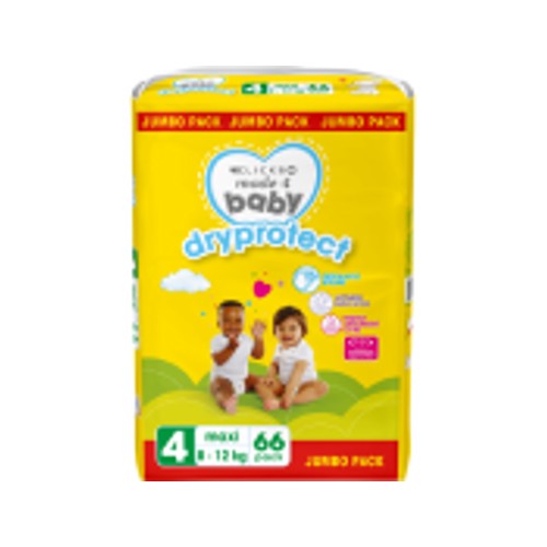 made 4 baby dryprotect nappies size 4 maxi 66s