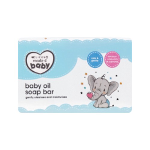 made 4 baby oil soap bar 175g