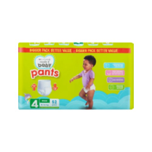 made 4 baby pants size 4 maxi 52s