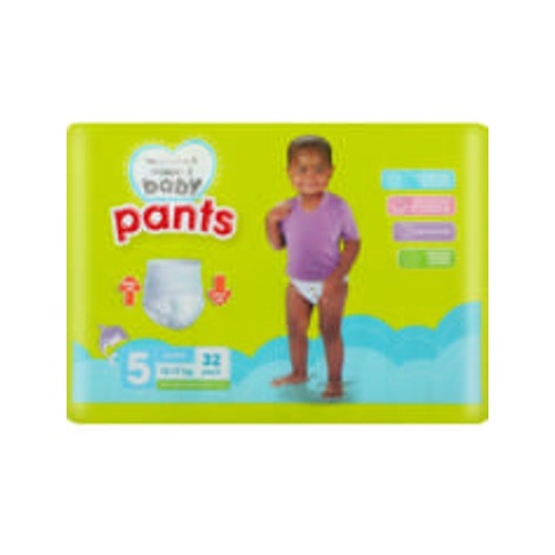 made 4 baby pants size 5 junior 32s