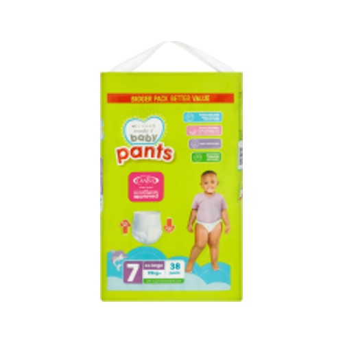 made 4 baby pants size 7 jumbo xxl 38s