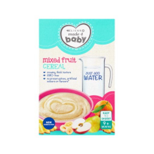Made 4 Baby Stage 2 Cereal with Milk Mixed Fruit 200g