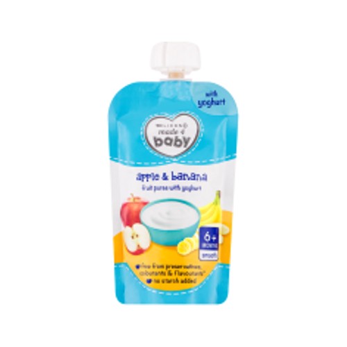 Made 4 Baby Yoghurt Apple & Banana 110ml