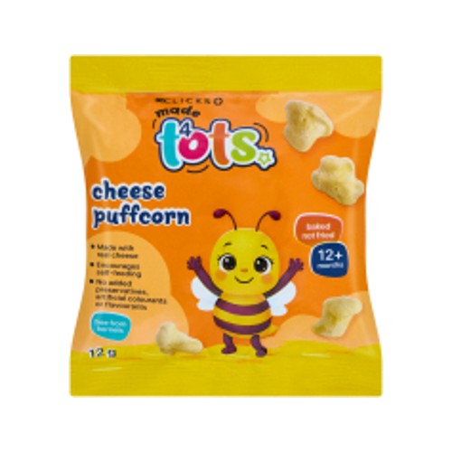 Made 4 Tots Puffcorn Cheese 12g