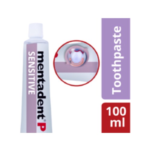 mentadent p fluoride toothpaste sensitive 100ml