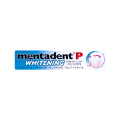 mentadent p fluoride toothpaste whitening 100ml