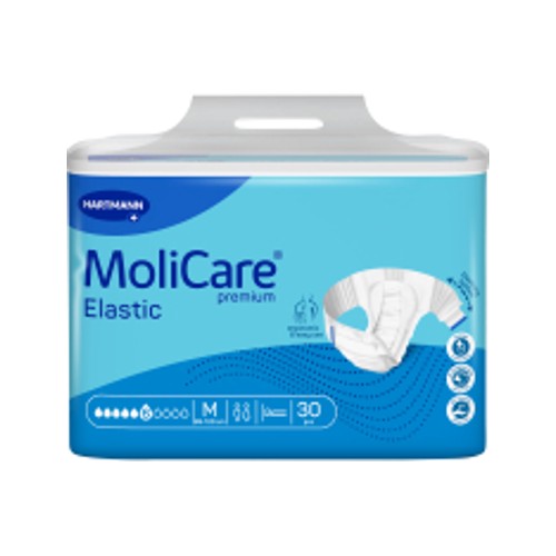 molicare premium elastic slips 6 drops medium 30 pieces