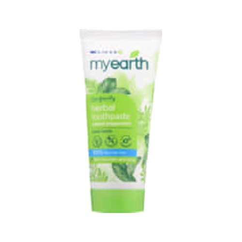 myearth toothpaste herbal natural peppermint 100ml