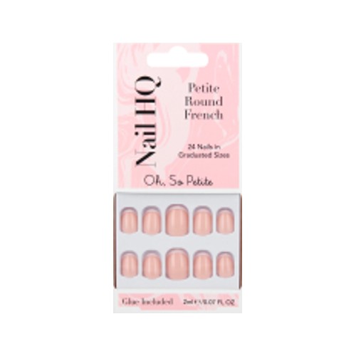 Nail Hq Petite Round French Nails 24s
