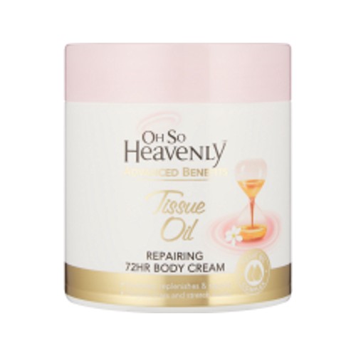 oh so heavenly advanced benefits body cream tissue oil 470ml