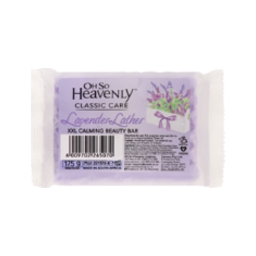 oh so heavenly classic care soap bar lavender lather 175g