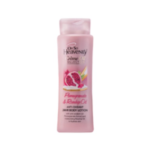 Oh So Heavenly Creme Oil Body Lotion Pomegranate & Rosehip Oil 375ml