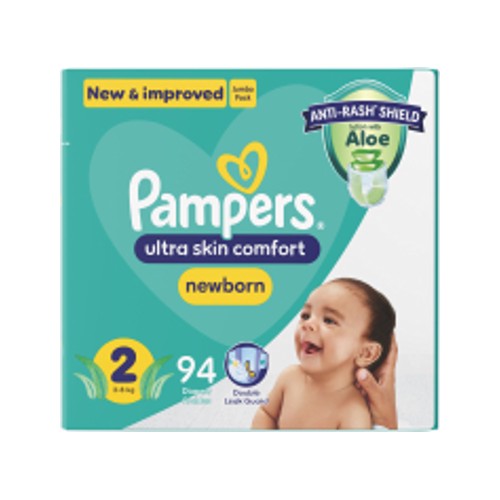 pampers baby dry nappies jumbo pack size 2 94s