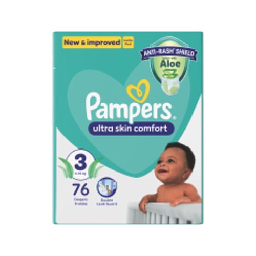 pampers baby dry nappies jumbo pack size 3 76s