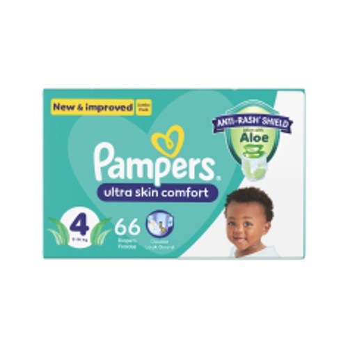 pampers baby dry nappies jumbo pack size 4 66s