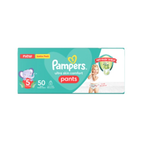 pampers pants jumbo pack size 5 50s