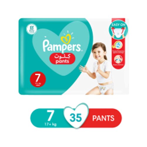 pampers pants size 7 35s