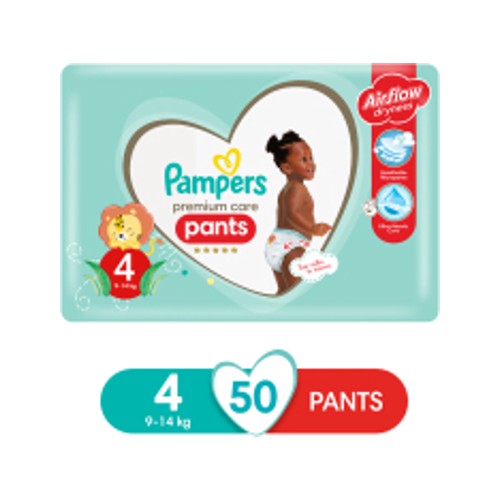 pampers premium care pants value pack size 4 50s
