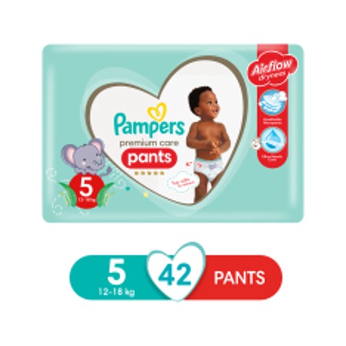 pampers premium care pants value pack size 5 42s