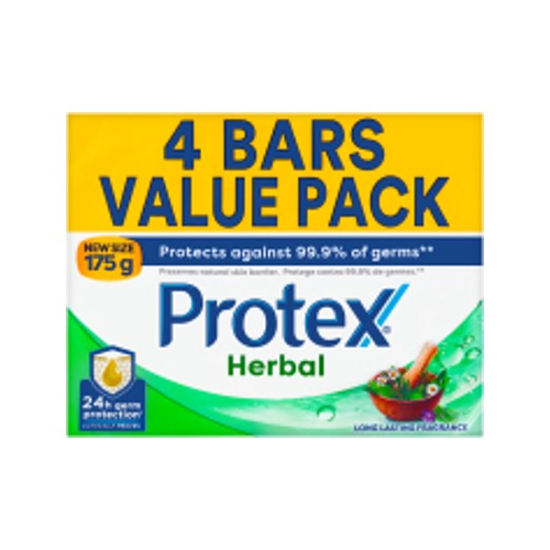 protex herbal soap bar 4x175g