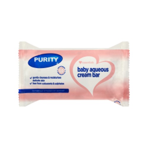 purity essentials baby aqueous cream bar 175g