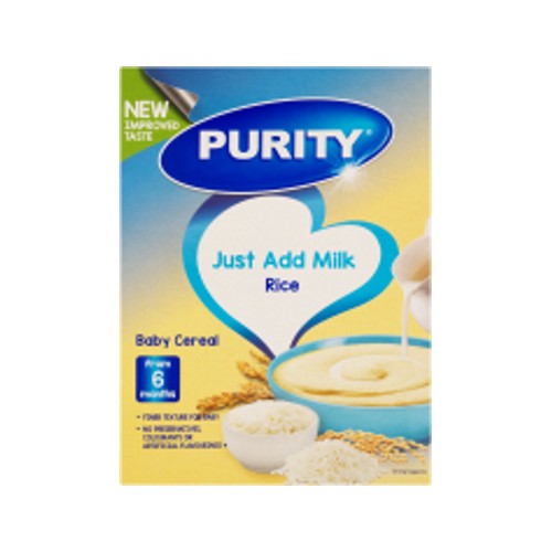 Purity First Foods Babys First Cereal Rice 200g