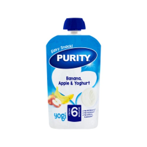 Purity Fruit Puree Banana Apple & Yoghurt 110ml