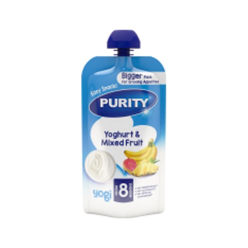 Purity Pureed Baby Food Pouch Yoghurt & Mixed Fruit 150ml