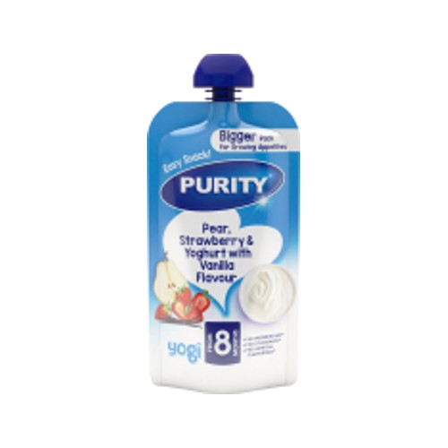 Purity Yogalicious Dairy Pear Strawberry 150ml