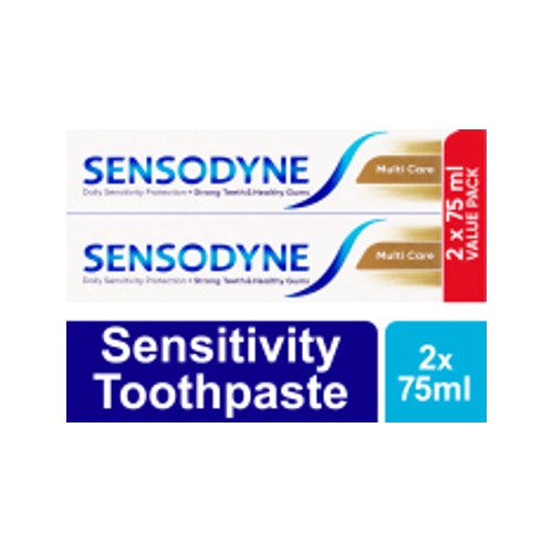 sensodyne twin pack toothpaste multicare