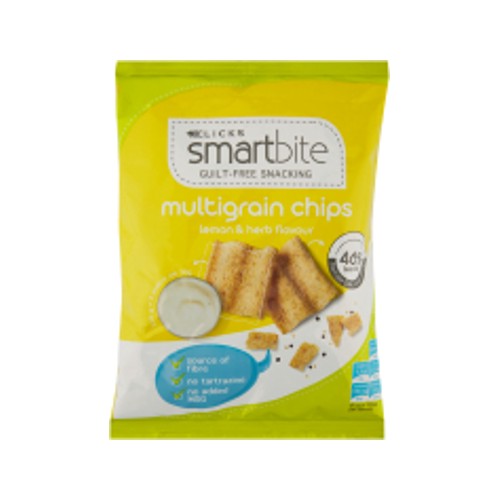 Smartbite Multigrain Chips Lemon and Herb 100g