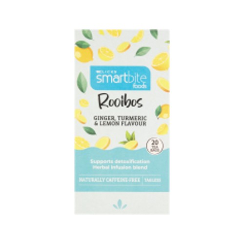 Smartbite Rooibos Ginger Turmeric Lemon Flavoured Tea 20s
