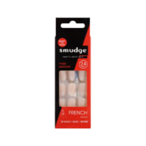 Smudge French Nails Medium Fade 24 Piece