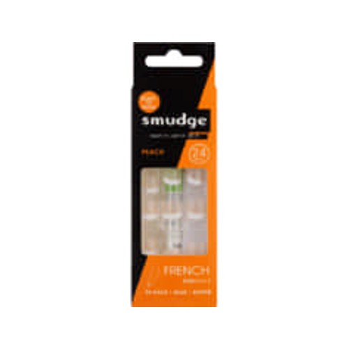 Smudge French Toe Nails 24 Piece