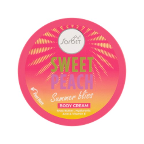 Sorbet Body Cream Sweet Peach 250ml