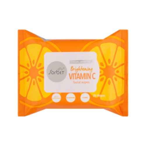 sorbet vitamin c wipes 25s