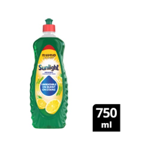 sunlight dishwashing liquid lemon 750ml