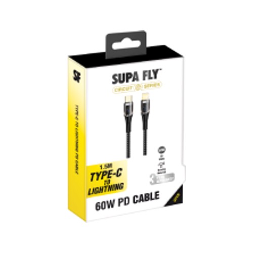 Supafly Circuit Series Type C to Lightning Cable