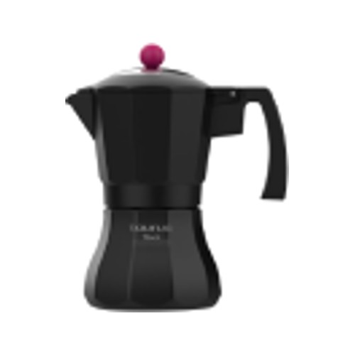Taurus 3 Cup Coffee Maker Aluminium Black