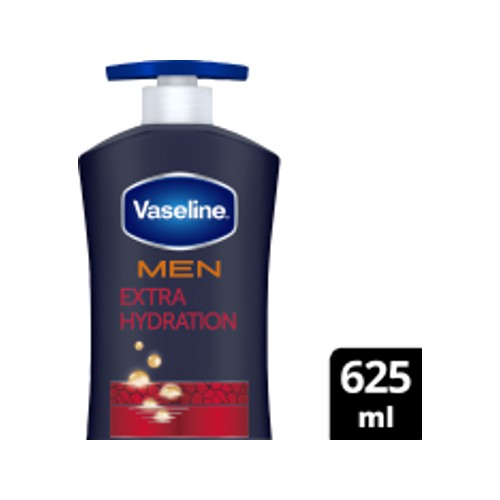 Vaseline Men Extra Hydration Body Lotion 625ml