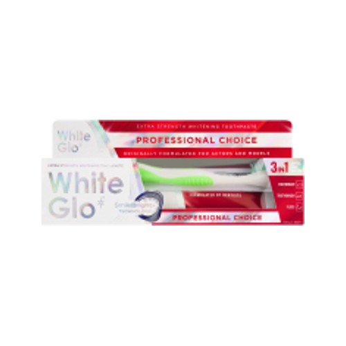 white glo professional choice toothpaste 150g