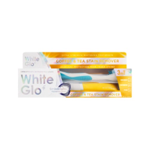 white glo whitening toothpaste coffee and tea drinkers formula 100ml