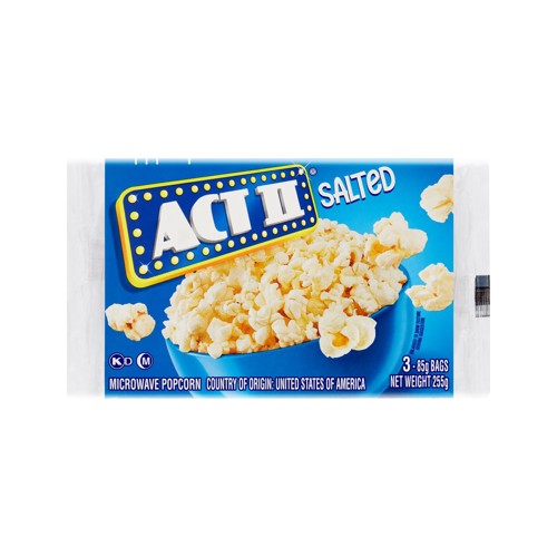 Act Ii Microwave Popcorn 85g Salted