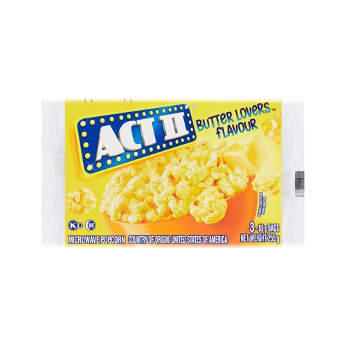 Act Ii Popcorn Mwave 1pk Butter Lovers