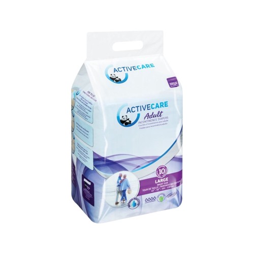 active care adult diapers large 10s