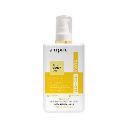 Afri Pure Body Oil 180ml Glow to Go