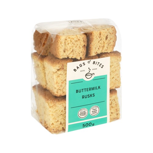 Bags of Bites Buttermilk Rusks 500g