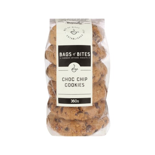 Bags of Bites Choc Chip Cookies 340g