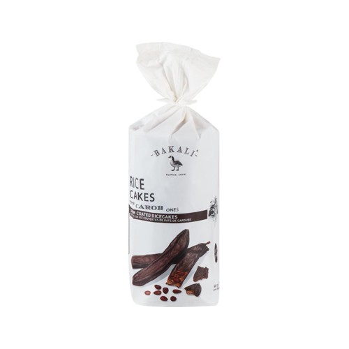 Bakali Coated Ricke Cakes 90g Carob