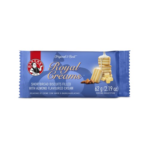 Bakers Biscuits Royal Cream 62g